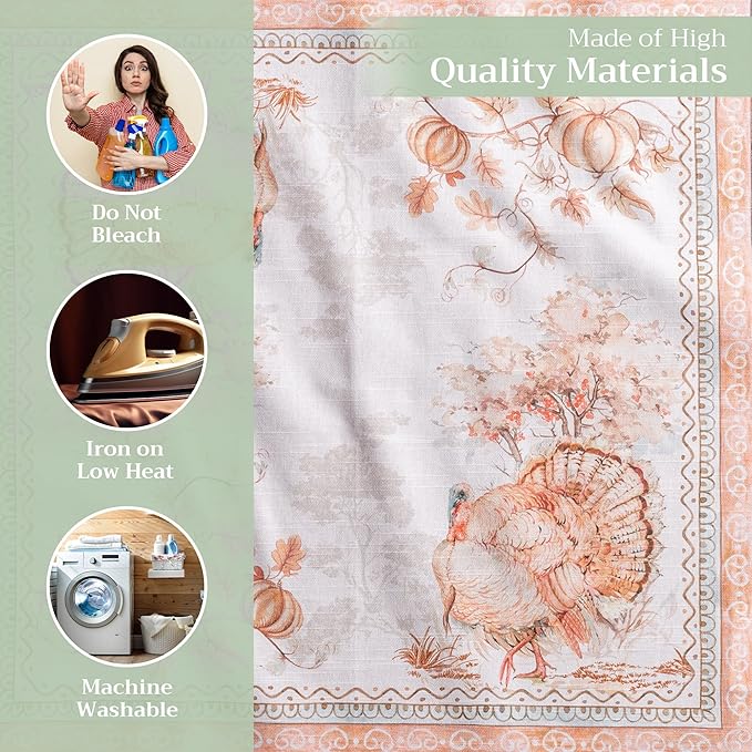 Maison d' Hermine Cloth Napkins Set of 4 100% Cotton - Image 3