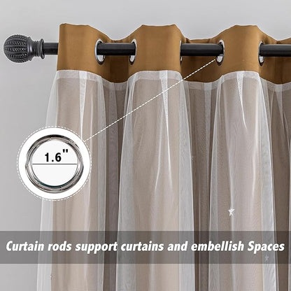 indistar Star Cutout Kids Window Blackout Curtains - Image 4