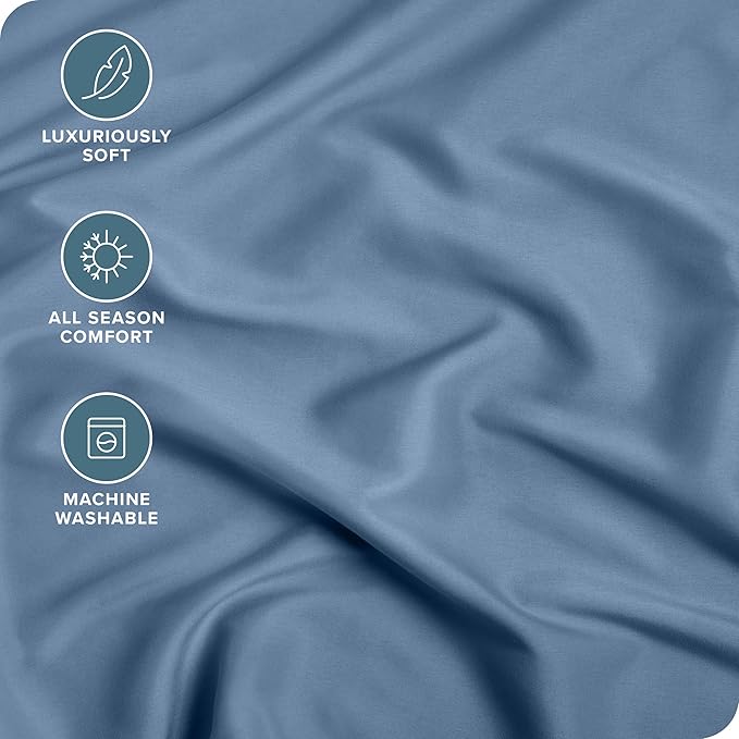 Bare Home Fitted Bottom Sheet Twin - Image 2