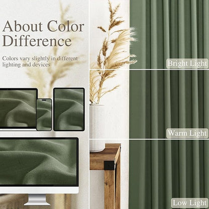 Extra Wide 100 Inch Linen Curtains - Image 4