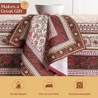 Maison d' Hermine Cloth Napkins Set of 4 100% Cotton - Image 5