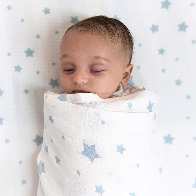 Newton Baby Mini Crib Fitted Sheets | Organic Muslin Cotton, Breathable & Soft - Image 5