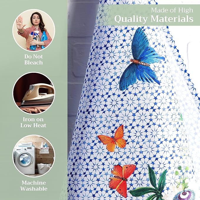 Maison d' Hermine Kitchen Towels Set of 3 100% Cotton 27.50" x 20" Reusable - Image 3