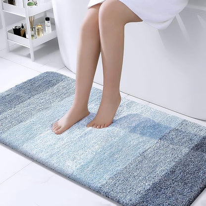 OLANLY Bathroom Runner Rugs 47x24, Extra Soft Absorbent Microfiber Bath Rugs by OLANLY