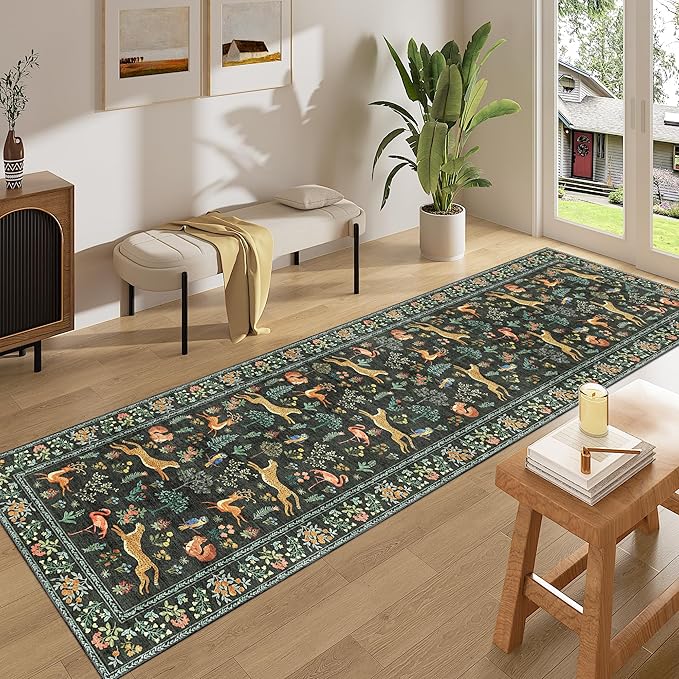 DUKINO Runner Rug, 2x8 Washable Kitchen Rugs - Image 3