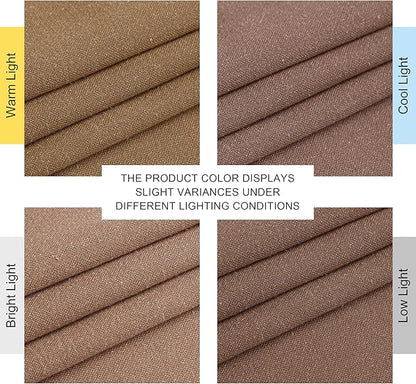 NICETOWN Gold Brown Linen Curtains - Image 9