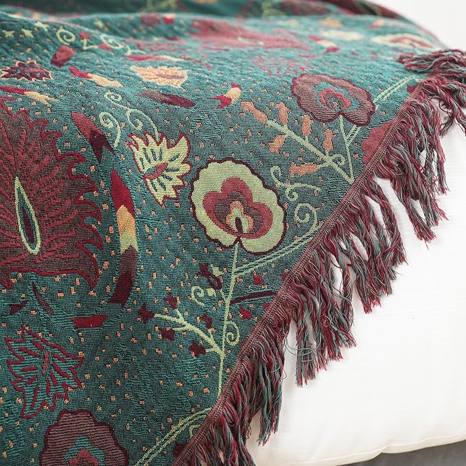 MSGKV Cotton Bed Blanket for Couch and Sofa Blankets for Living Room Bedroom - Image 8