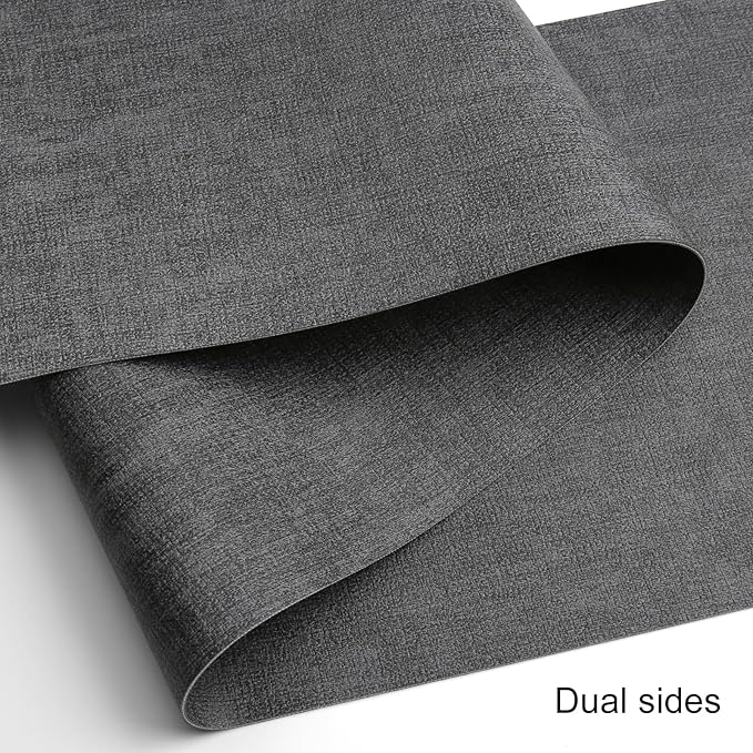 Table Runners 72 Inches Long, Dual-Sided Faux Leather Farmhouse Table Runner - Image 2