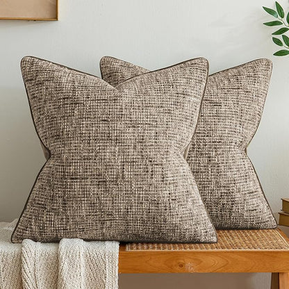 a moment Brown Reversible Pillow Covers 2 Pack by amoment