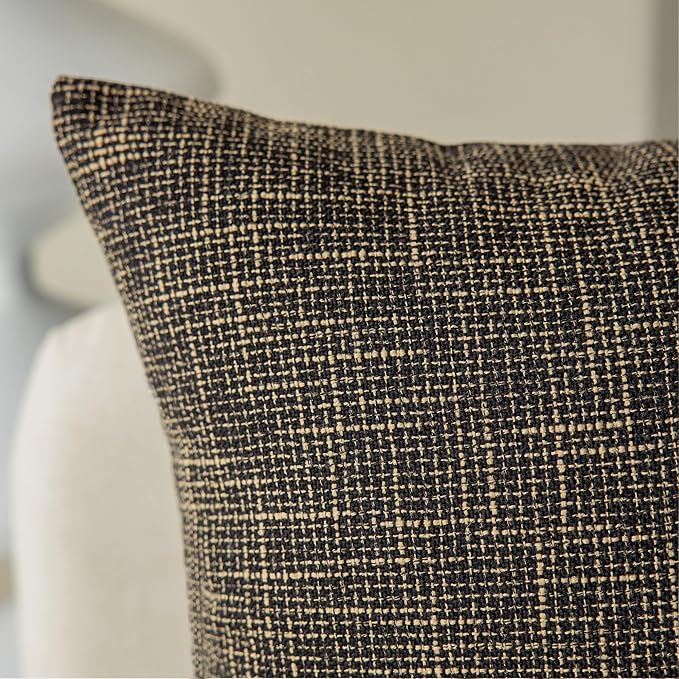 Kevin Textile Soft Solid Lined Linen Pillow Cover Durable Pillowcase Fashion - Image 3