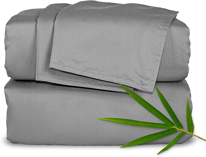 Pure Bamboo Twin Sheets, Genuine 100% Organic Viscose Derived from Bamboo Bed by PureBamboo