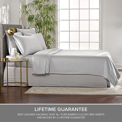 Pure Bamboo Split King Sheets, Genuine 100% Organic Viscose Derived from Bamboo - Image 4