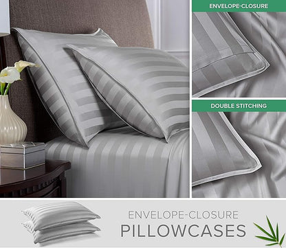 Pure Bamboo California King Sheets, Genuine 100% Organic Viscose Derived from - Image 3