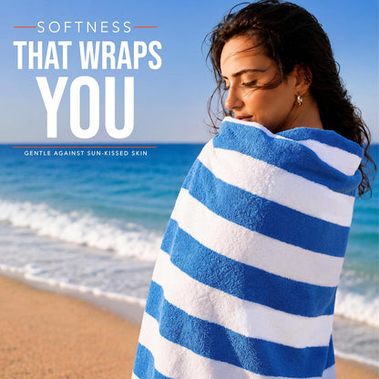 utopia towels beach towels, 4 pack, 30x60 in showing dimensions