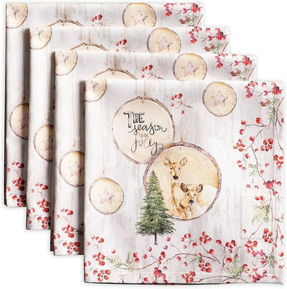 Maison d' Hermine Cloth Napkins Set of 4 100% Cotton by MaisondHermine
