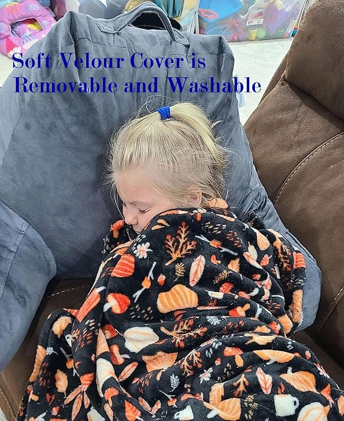 ComfortSpa Reading Pillow for Kids Teens Adult, Back Rest Pillow - Image 5