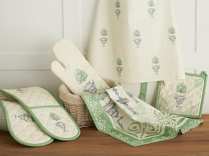 Maison d' Hermine Kitchen Towels Set of 2 100% Cotton 27.50" x 20" Reusable - Image 8