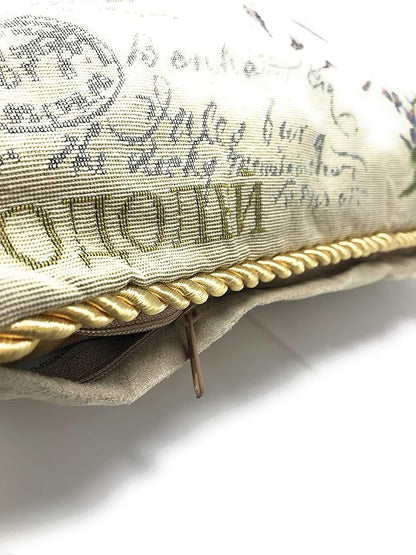 Tache Tapestry Throw Pillow Cover 1 Piece 18" by 18" Square Vintage French - Image 3