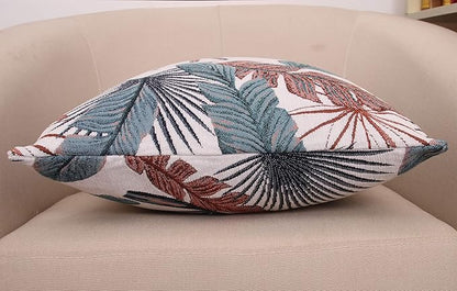 Yeiotsy Throw Pillow Cover, Tropical Leaf Decorative Cushion Case Thick - Image 3