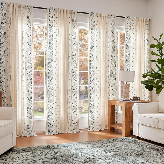 jinchan Winslow Lined Linen Curtains - Image 3