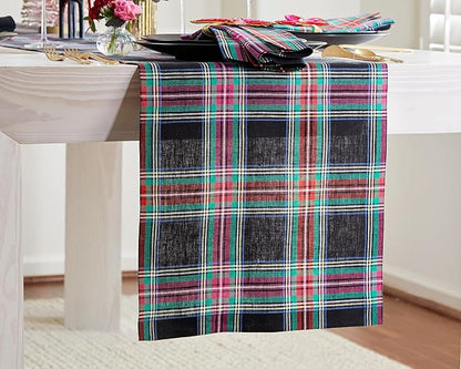 Solino Home Linen Table Runner 72 Inches Long - Image 2
