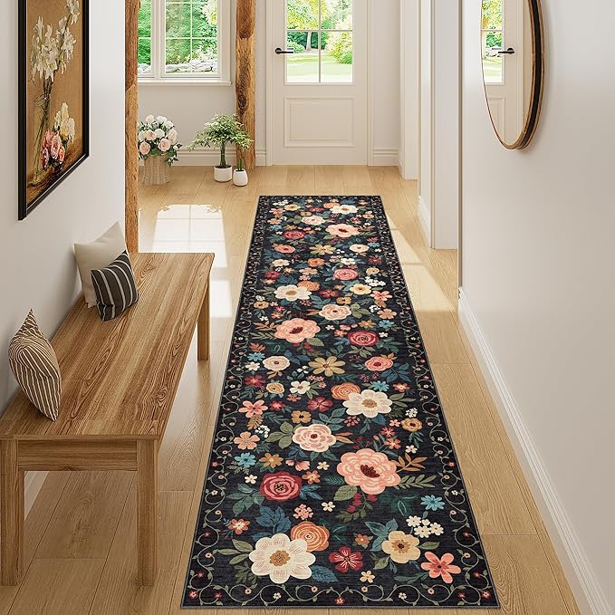 DUKINO 2x8 Runner Rug for Hallway, Washable Kitchen Runner Rug - Image 4