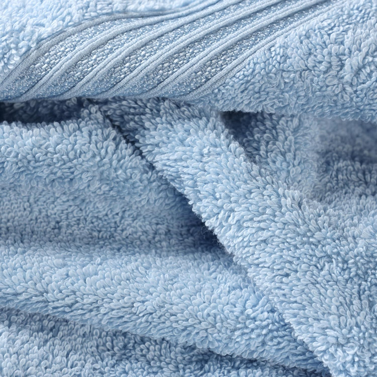 superior egyptian cotton 6-piece towel set, bathroom essentials, package contents