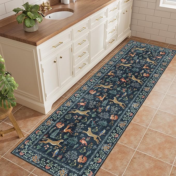 DUKINO 2x6 Rug for Hallway, Washable Kitchen Runner Rug - Image 2