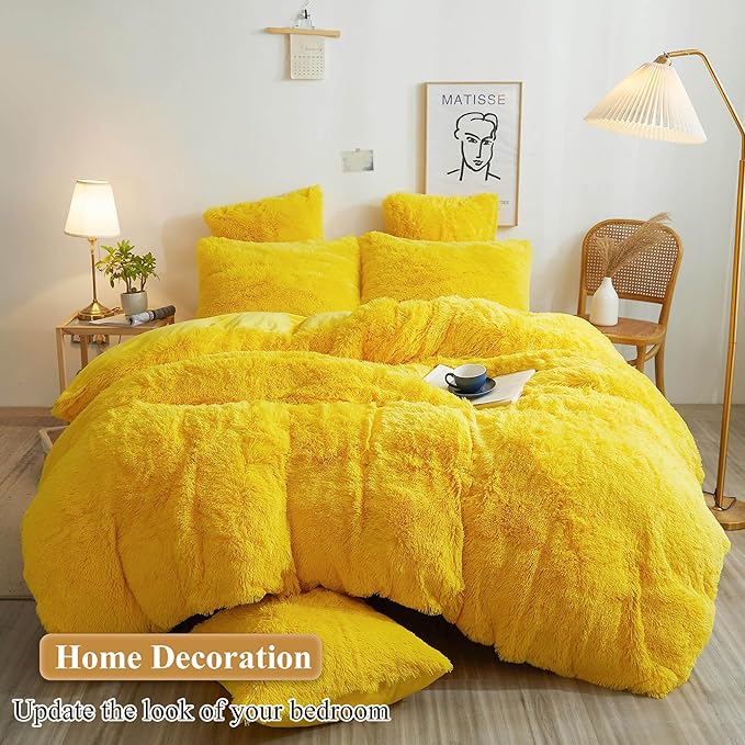 XeGe Faux Fur Fluffy Throw Pillowcases, Plush Shaggy Soft Furry Pillow Covers - Image 6