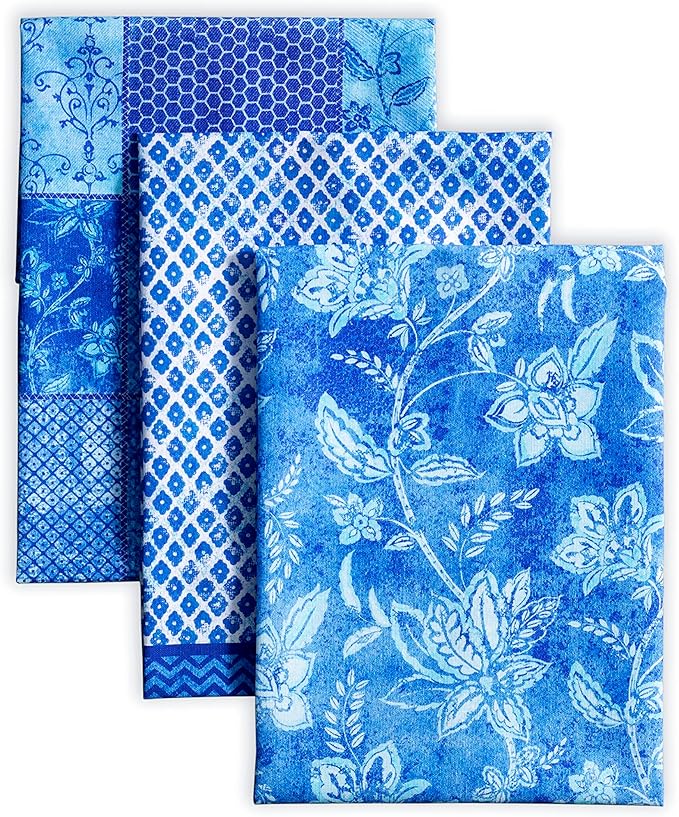 Maison d' Hermine Kitchen Towels Set of 3 100% Cotton 27.50" x 20" Reusable by MaisondHermine