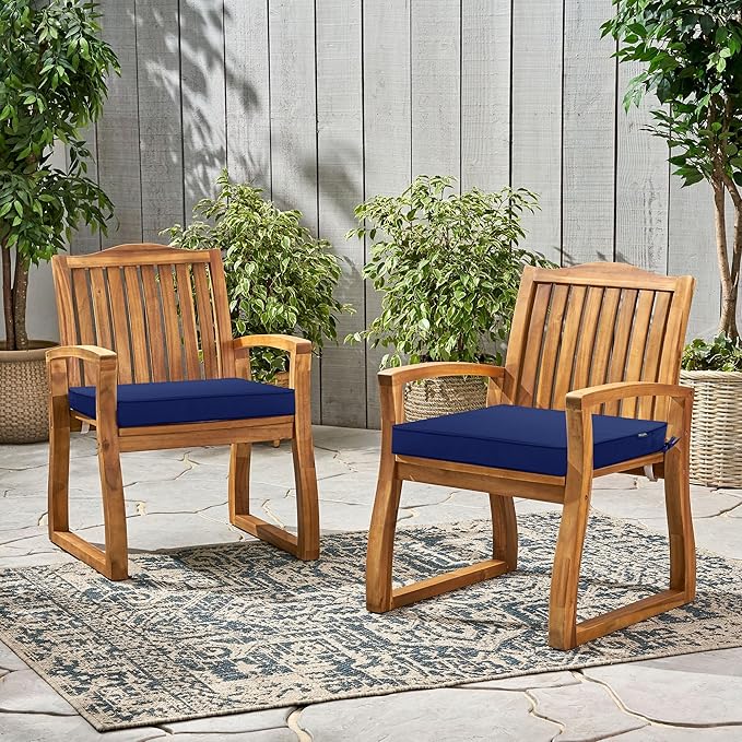 Outdoor Chair Cushions 24 x 24 Inch Waterproof Patio Chair Cushions - Image 6