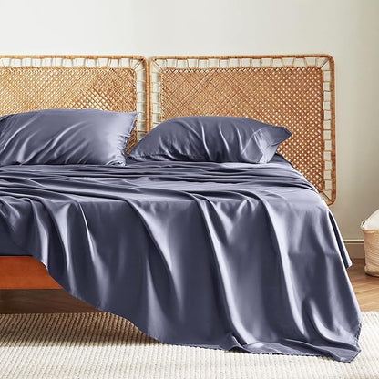 Bedsure Cooling Sheets for Full Size Bed, Viscose Derived from Bamboo, Deep - Image 5