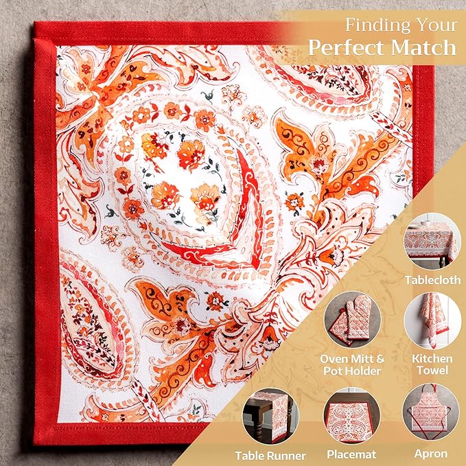 Maison d' Hermine Cloth Napkins Set of 4 100% Cotton - Image 5