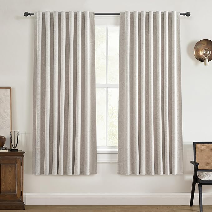 54 Inch Curtains Sunblock Curtains by QJMYDECO