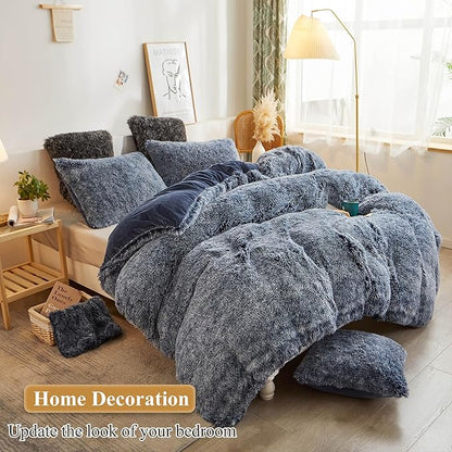 XeGe Faux Fur Throw Pillow Cases, Plush Shaggy Ultra Soft Pillow Covers - Image 6