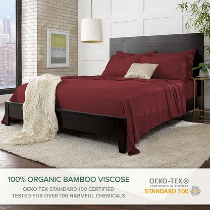Pure Bamboo Split King Sheets, Genuine 100% Organic Viscose Derived from Bamboo - Image 2