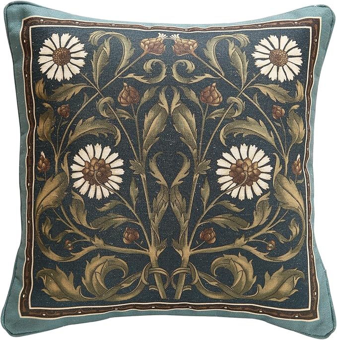 Green Throw Pillow Covers Set of 1, French Farmhouse by bilingaier