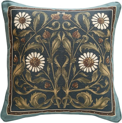 Green Throw Pillow Covers Set of 1, French Farmhouse by bilingaier