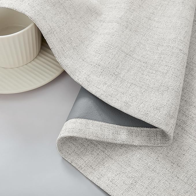 CUCRAF Custom Linen 100% Total Blackout Curtains, Light Blocking Drapes Thermal - Image 9
