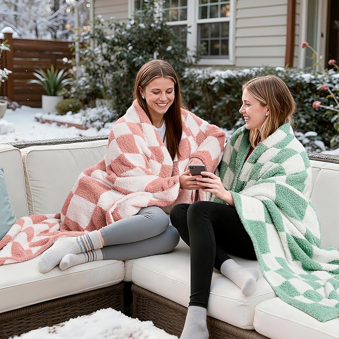 Joiedomi Throw Blanket for Couch, Cozy Cute Soft Throw Home Room Decor - Image 6