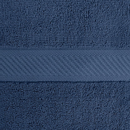 utopia towels 6 pack medium bath towels, 24x48, close-up detail