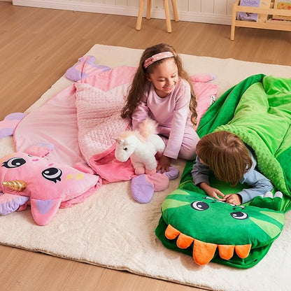 JOIEDOMI Kids Sleeping Bag 4 5 6 Year Old Girl Gifts Toddler Nap Mat - Image 7