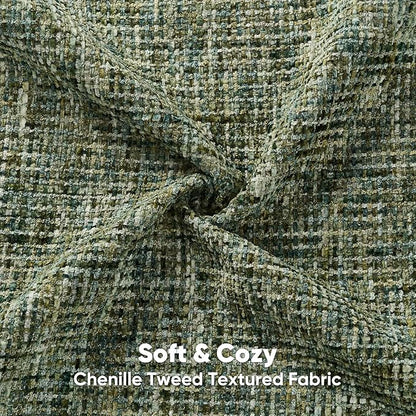 FUTEI Dark Green Decorative Throw Pillow Covers 22x22 Inch Set of 3, Soft - Image 2
