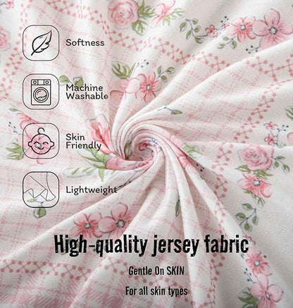 SDY Jersey FloralBassinet Sheets - Image 4