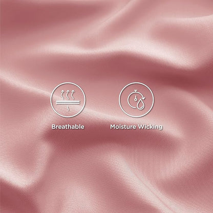 Bedsure Cooling Sheets Twin, Rayon Derived from Bamboo, Breathable & Soft Twin - Image 4