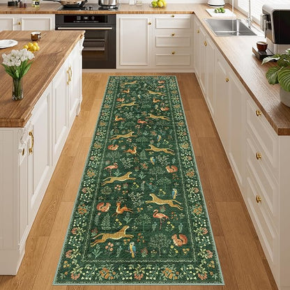 DUKINO 2x10 Rug for Hallway, Washable Kitchen Runner Rug - Image 3