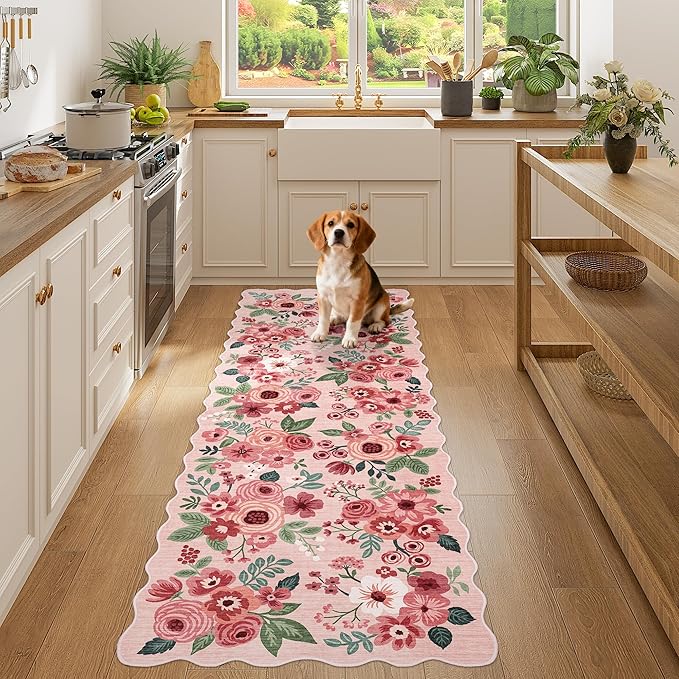 DUKINO 2x6 Runner Rug for Hallway, Washable Kitchen Rug - Image 3