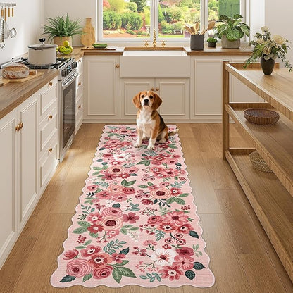 DUKINO 2x6 Runner Rug for Hallway, Washable Kitchen Rug - Image 3