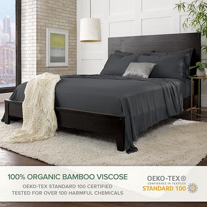 Pure Bamboo Twin XL Sheets, Genuine 100% Organic Viscose Derived from Bamboo - Image 2