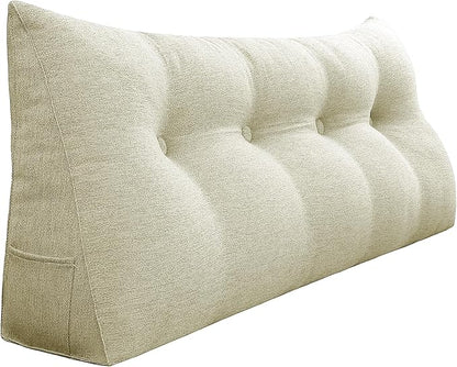 10 lbs Thickened Headboard Pillow Wedge Pillow Headboard Reading Pillow Bed by Rucener